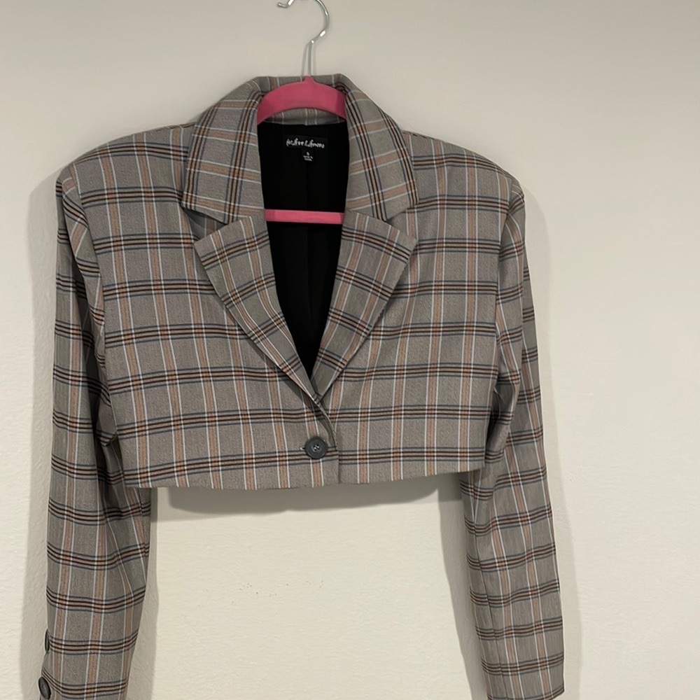 NWOT For Love & Lemons cropped blazer